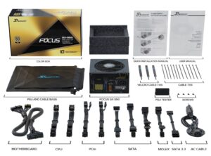 Seasonic Focus GX-550 80+ Gold Full Modular Power Supply Unit - Image 12