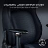 Razer Iskur Gaming chair with built-in lumbar support - Black Colour - Image 4