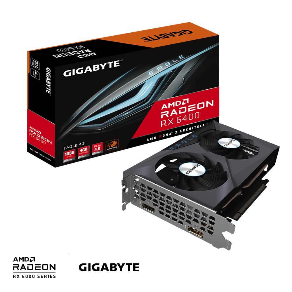 Gigabyte Radeon™ RX 6400 EAGLE 4G – Volta PC – Home of Custom PC and ...