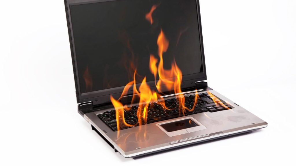 gaming laptop overheating